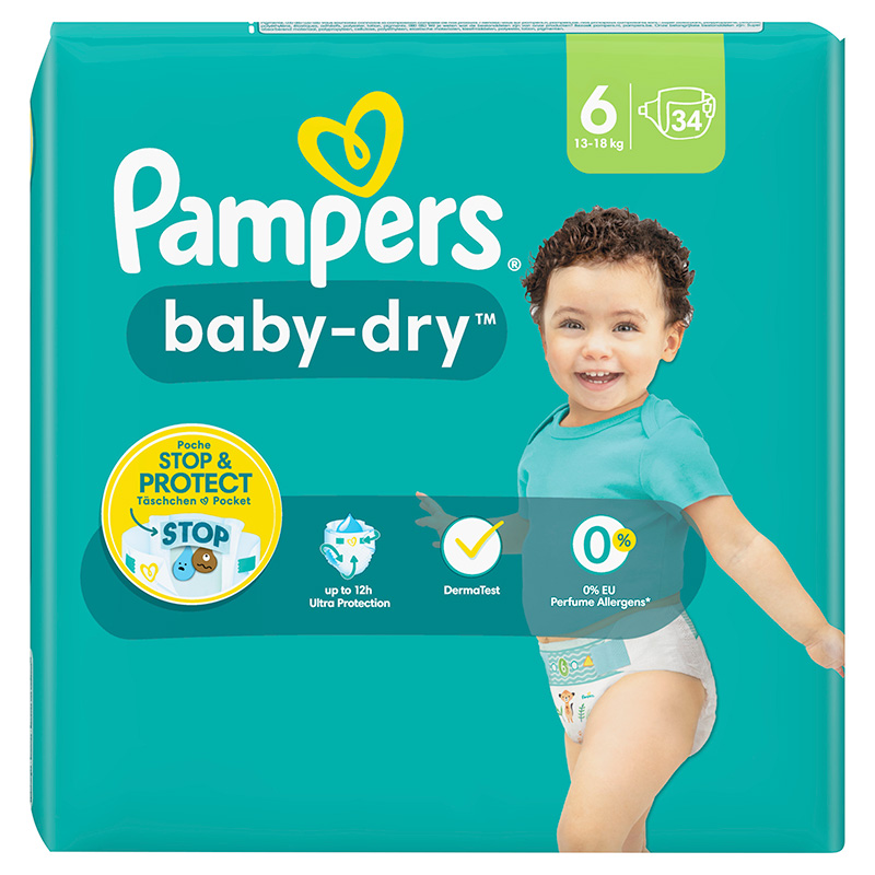 pampers baby dry 6 uczulenie