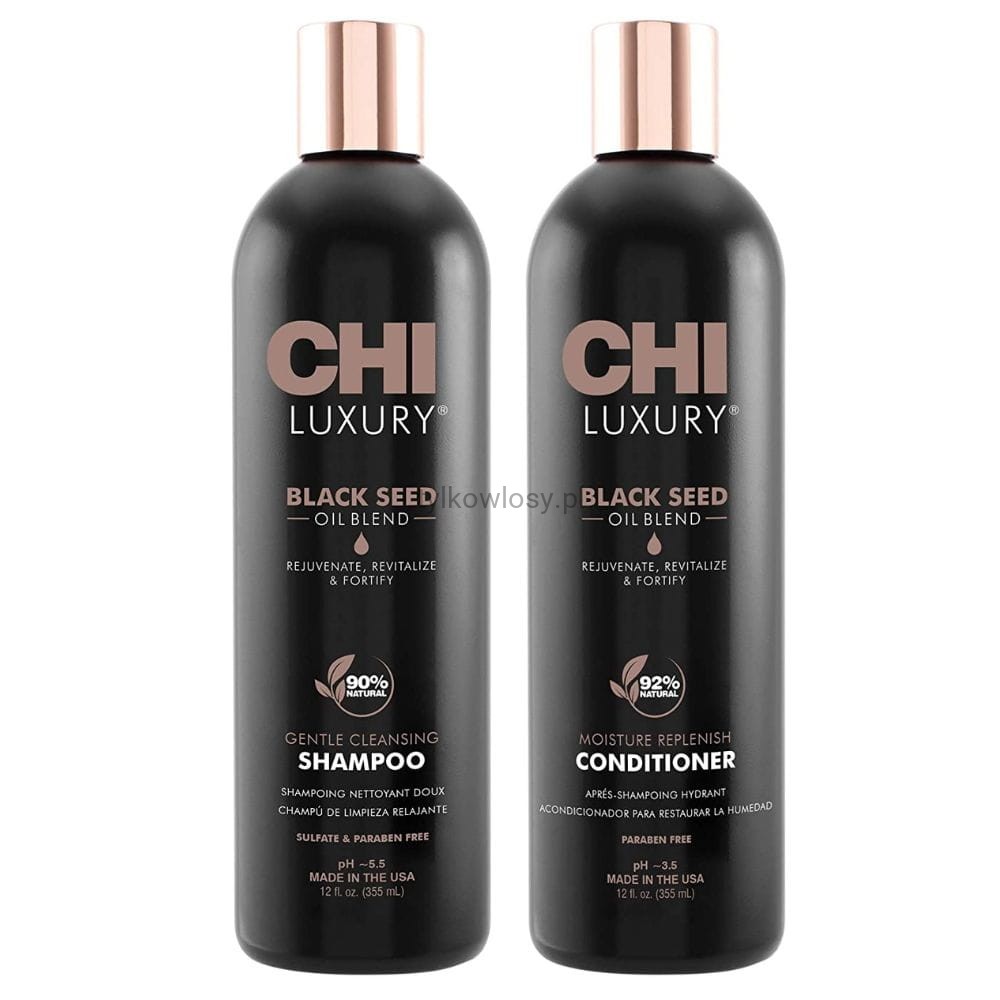 chi luxury black seed oil szampon opinie