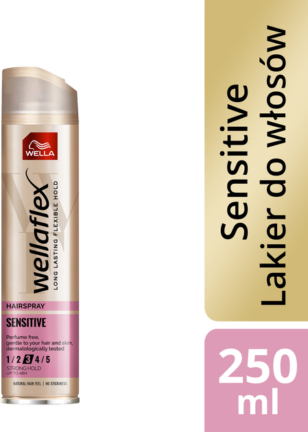 wellaflex lakier do włosów perfume free gentle