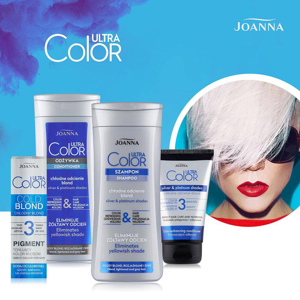 joanna ultra color system szampon do włosów blond efekty