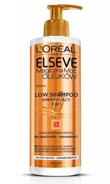 loreal szampon 3w1 low shampoo hebe