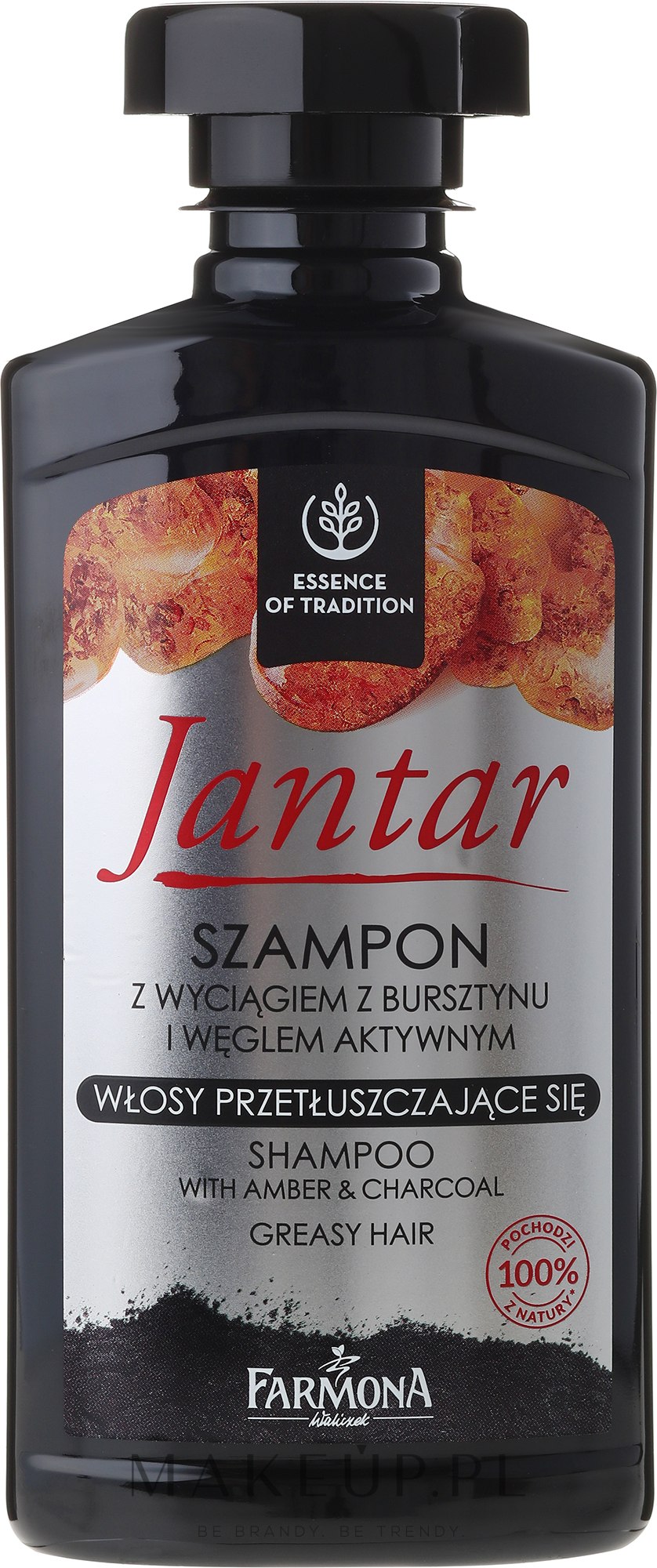 szampon do włosów przetłuszczających jantar