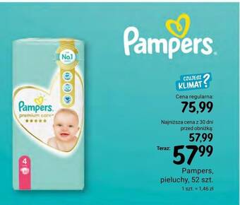 pieluchy pampers 6 promocja tesco