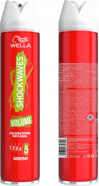 wella shockwaves lakier do włosów volume