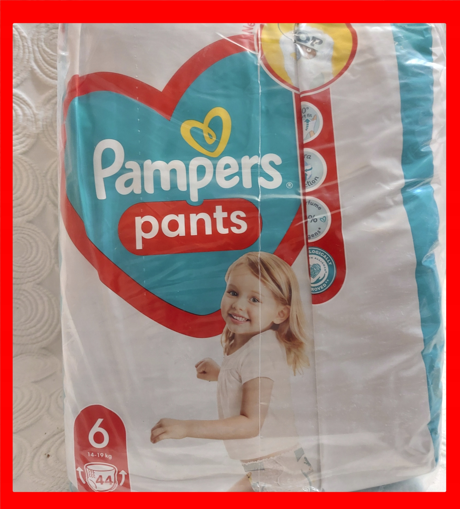 pieluchomajtki pampers roz.6