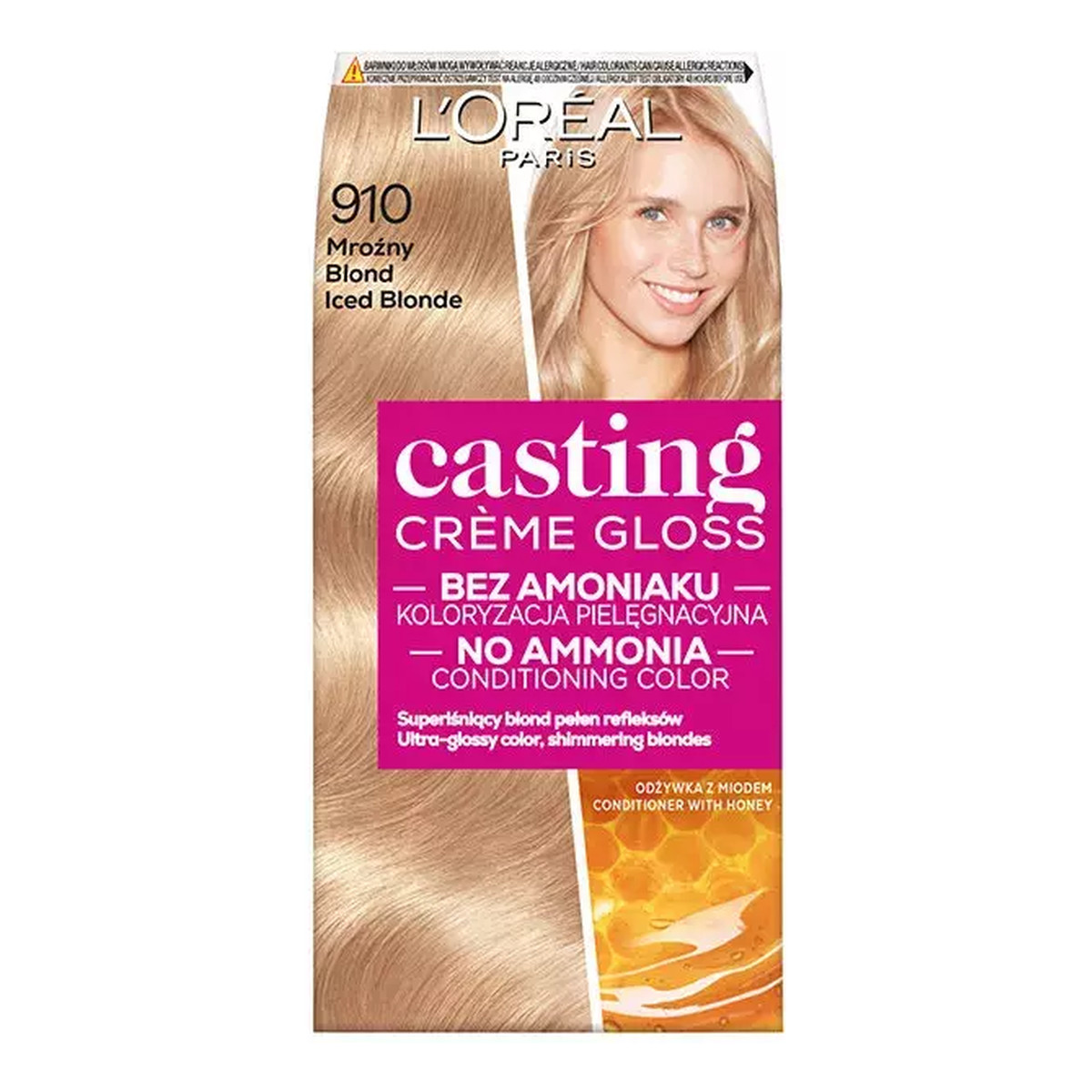 szampon do włosów loreal cukierkowy blond efekty