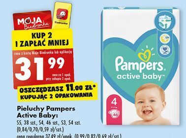 pampers active baby 5 biedronka