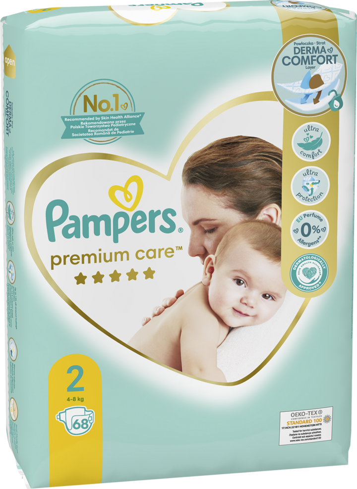 pampers premium care 2 na ile kg