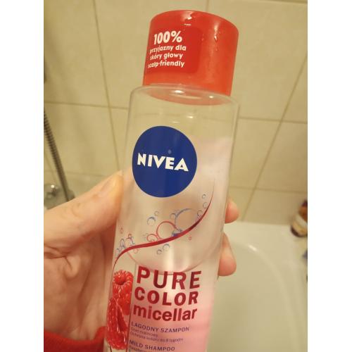 wizaż nivea szampon micelarny pure color