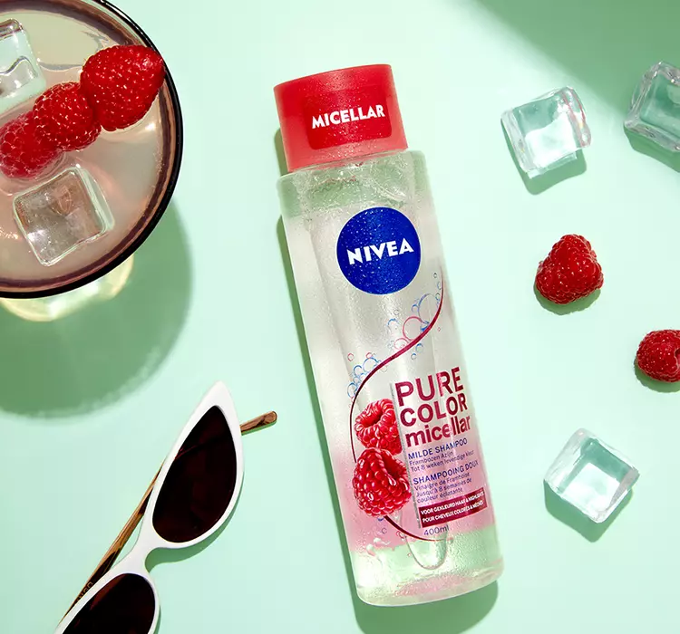 nivea pure color micellar szampon do włosów farbowanych