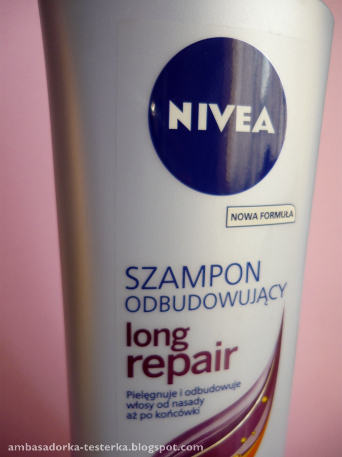 nivea long repair szampon blog