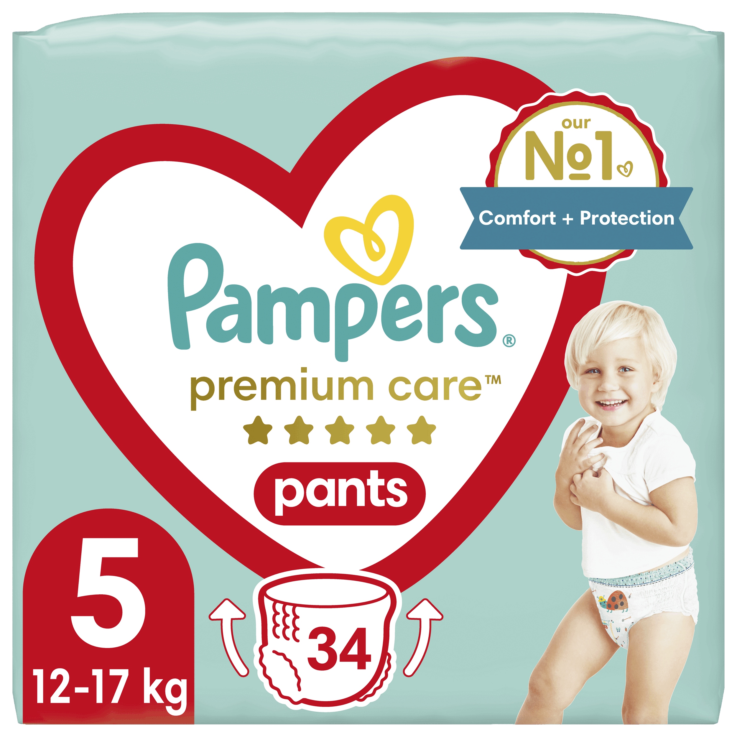 pieluchomajtki pampers premium care 5