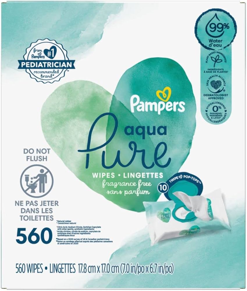 aqua pure pampers