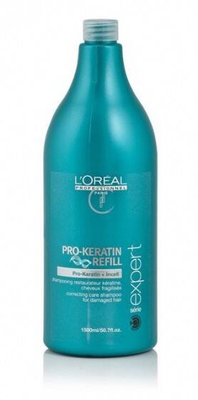 loreal pro keratin refill szampon odżywczo odbudowujący