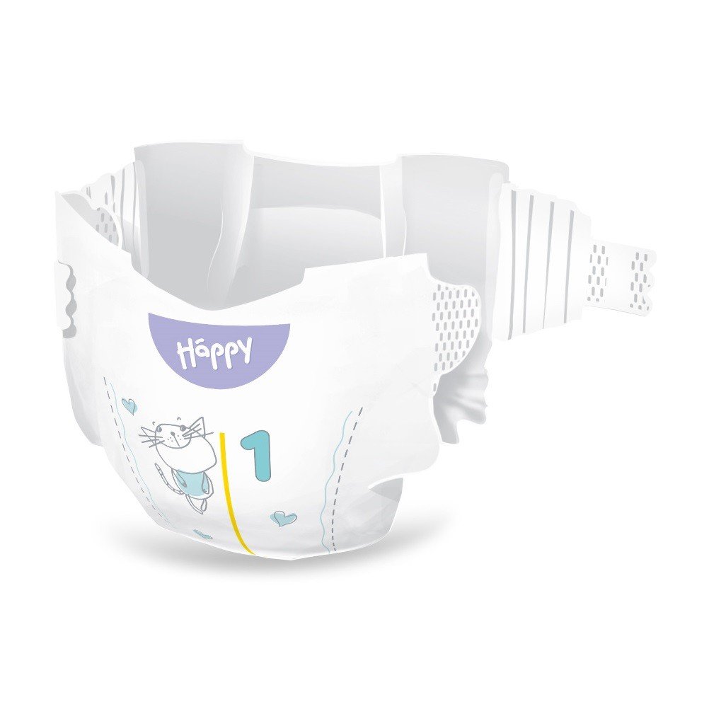 bella happy pieluszki pieluchy newborn 1 2-5kg 42szt