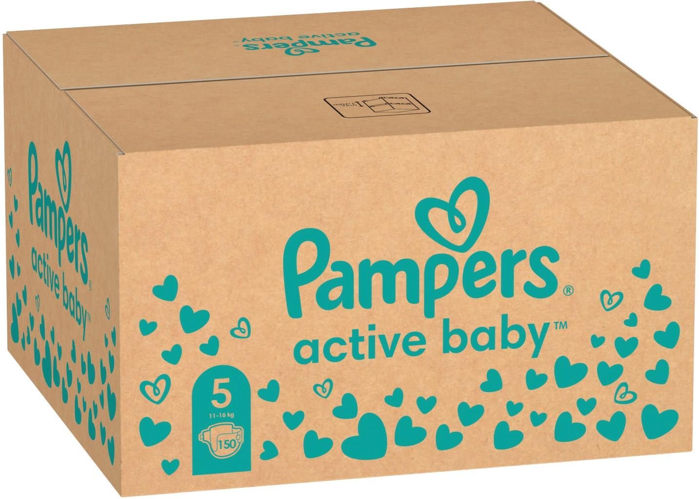 pampers active baby 5 150 szt