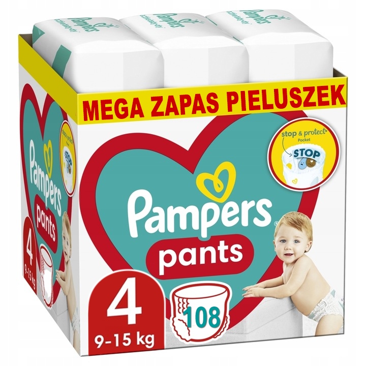 pampers pieluszki dla dzieci 4 dziewczynka