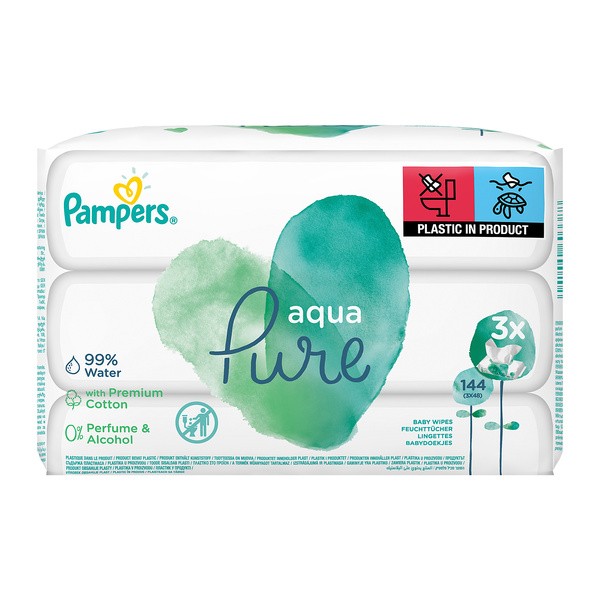 pampers chusteczki nawiliżające aqua pure