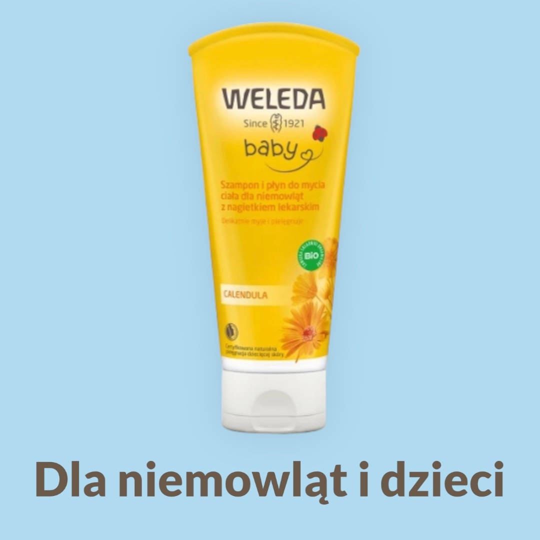 weleda calendula szampon i płyn do mycia dla niemowląt 200ml