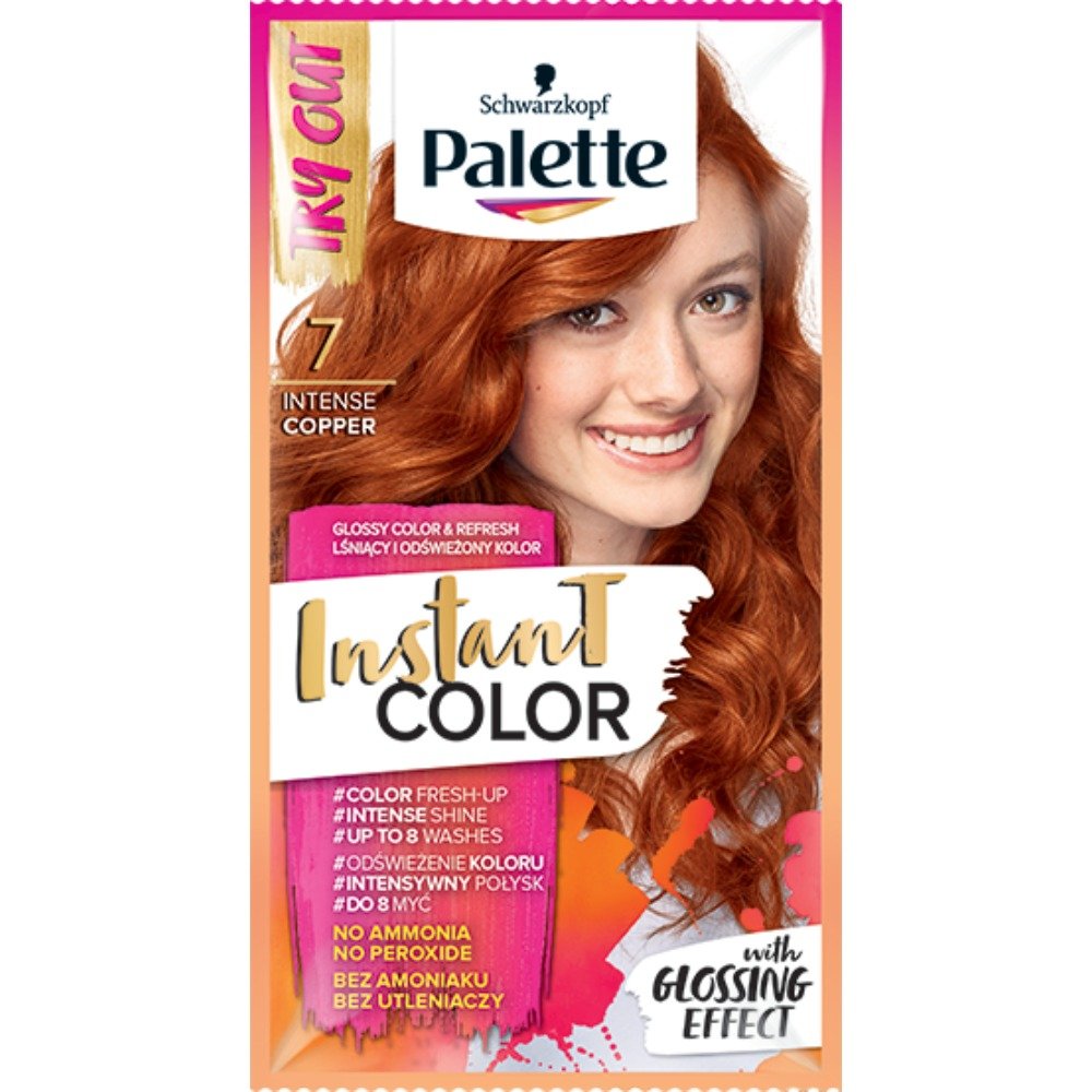 szampon koloryzujący platynowy blond palette instant color