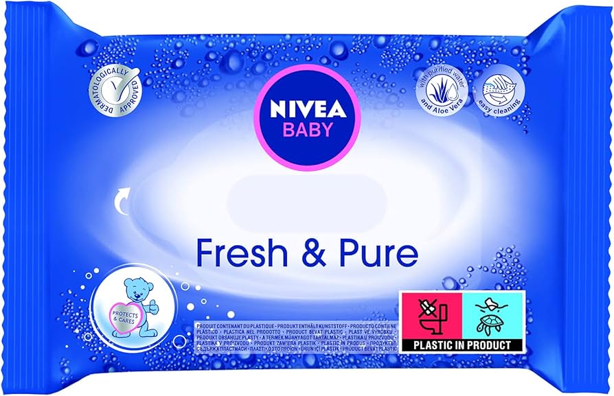 nivea baby chusteczki nawilżane fresh & pure 5 1