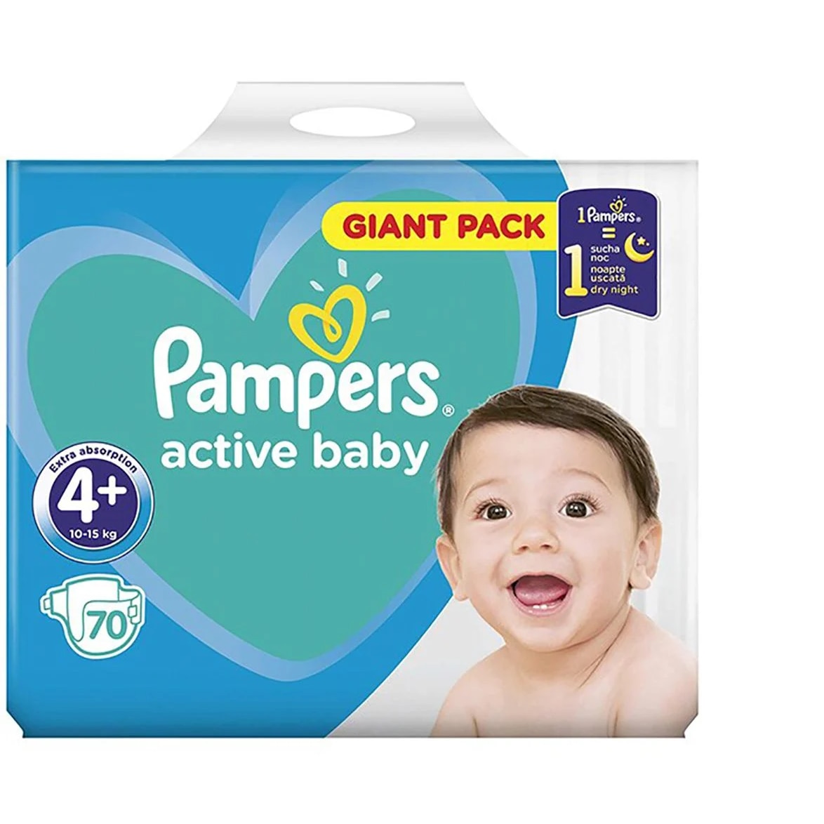 pampers active baby 4 giant box