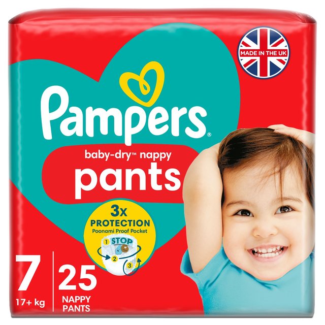 pampers pants smell