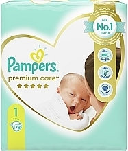 pampers premium care new baby 3-6 kg 80 szt