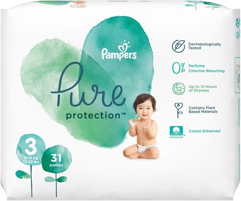 pieluchy pampers pure protection