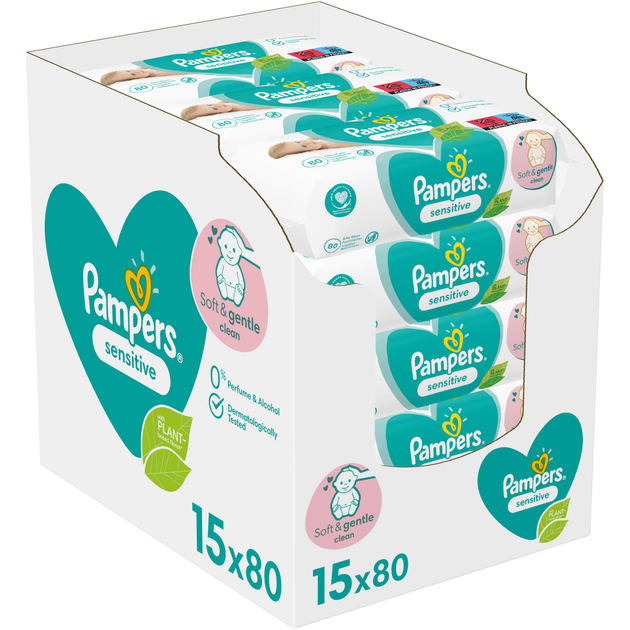 chusteczki pampers sensitive baby wipes