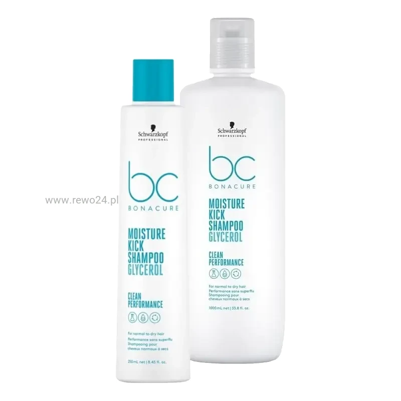 schwarzkopf bc moisture kick silnie nawilżający szampon 250ml