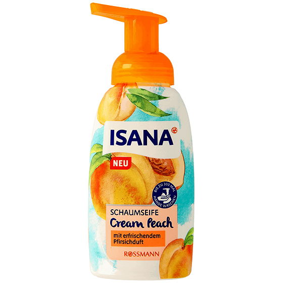 isana cream peach pianka do twarzy