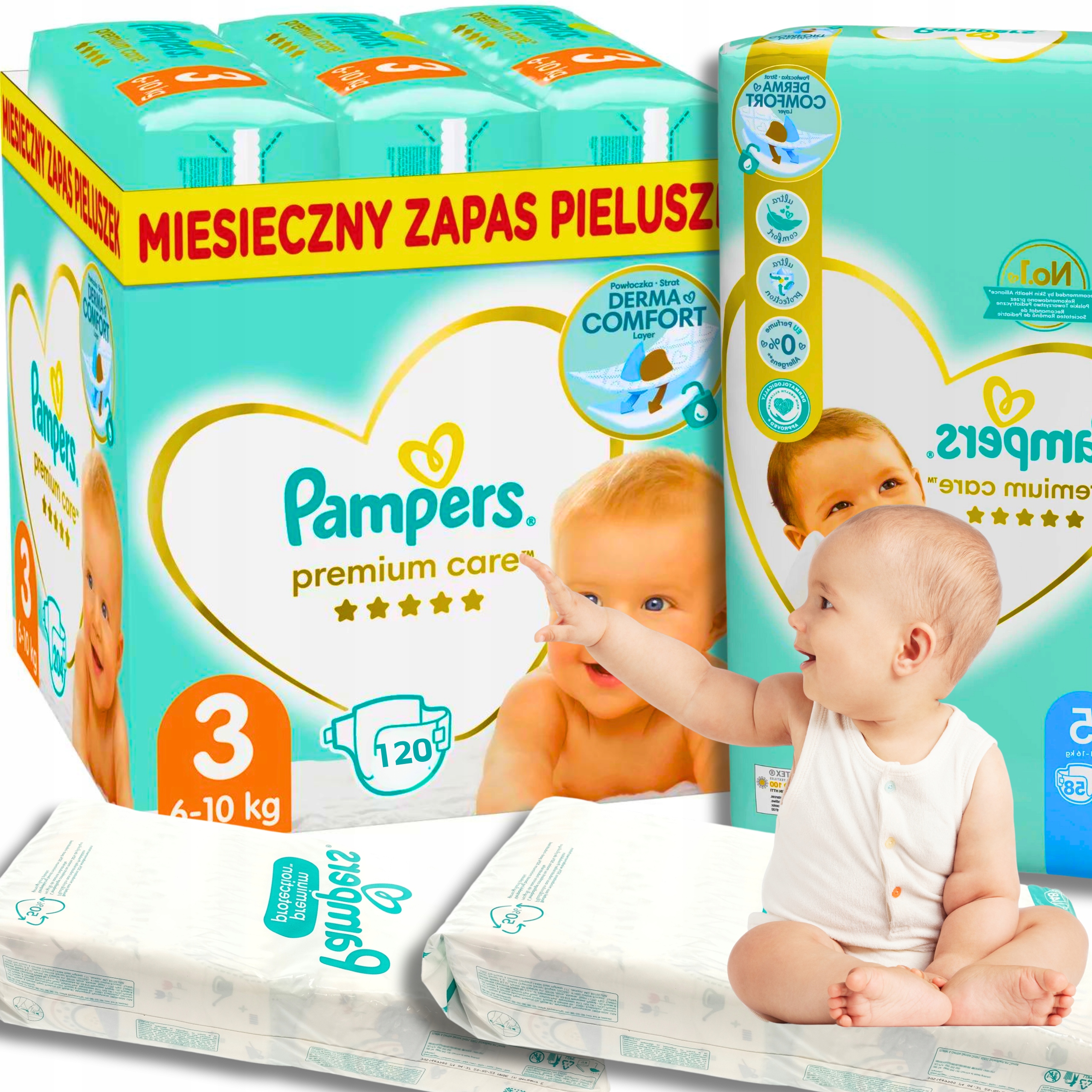 zestaw startowy pampers