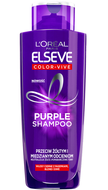 fioletowy szampon z loreal