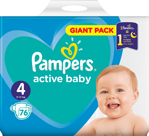 pieluchy pampers 2 szt 76