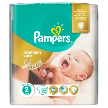 pampers premium care pieluchy 2 new baby 3-6 kg