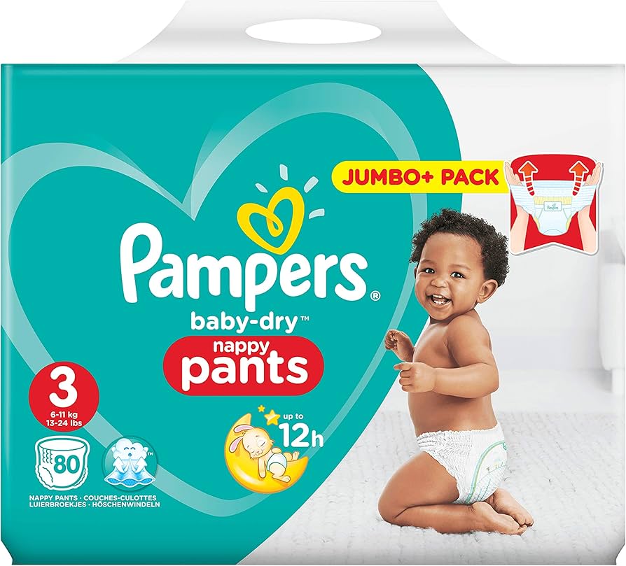 pieluchy pampers baby dry 3