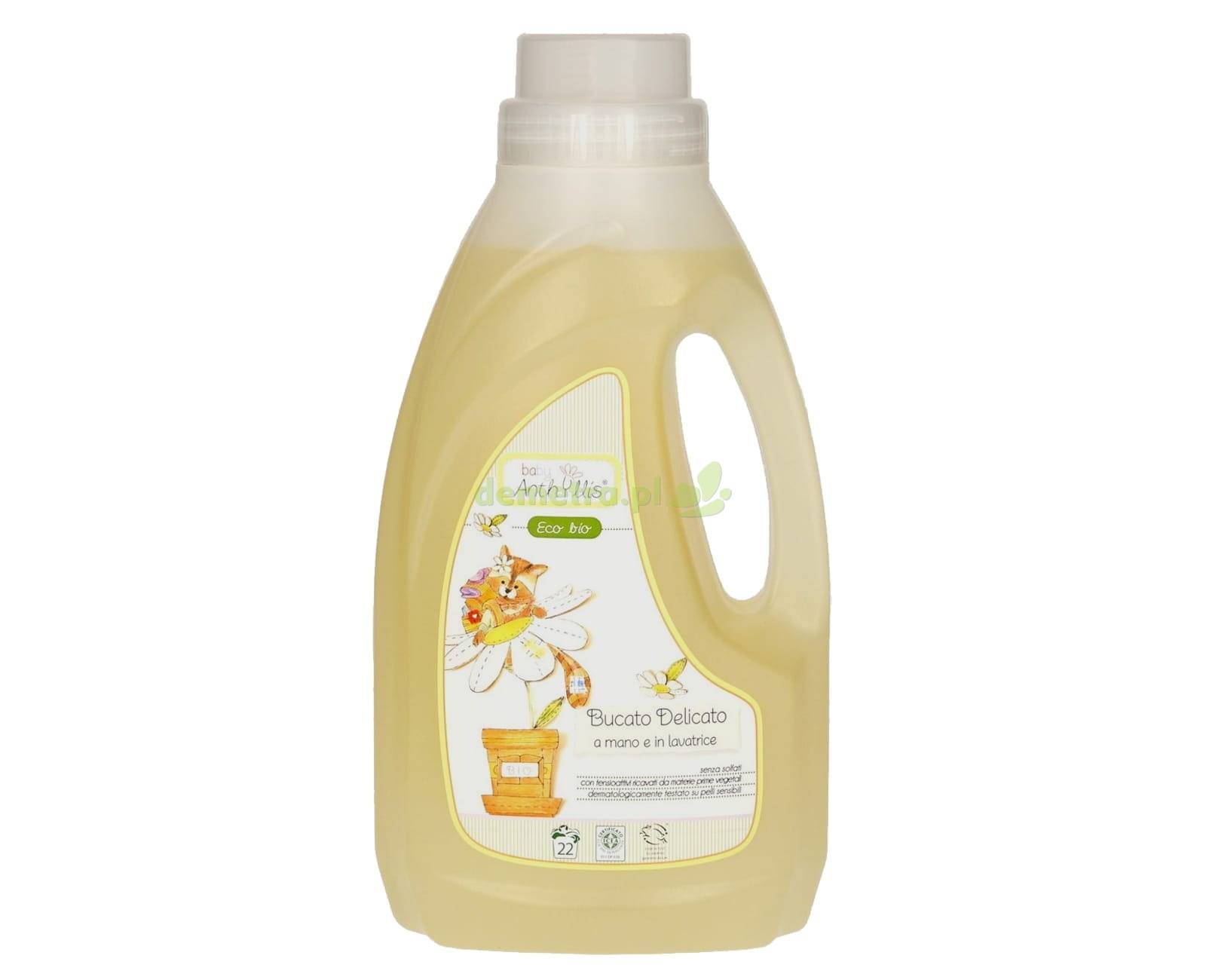 Bezpieczny detergent do prania o zapachu bawełny 1000ml