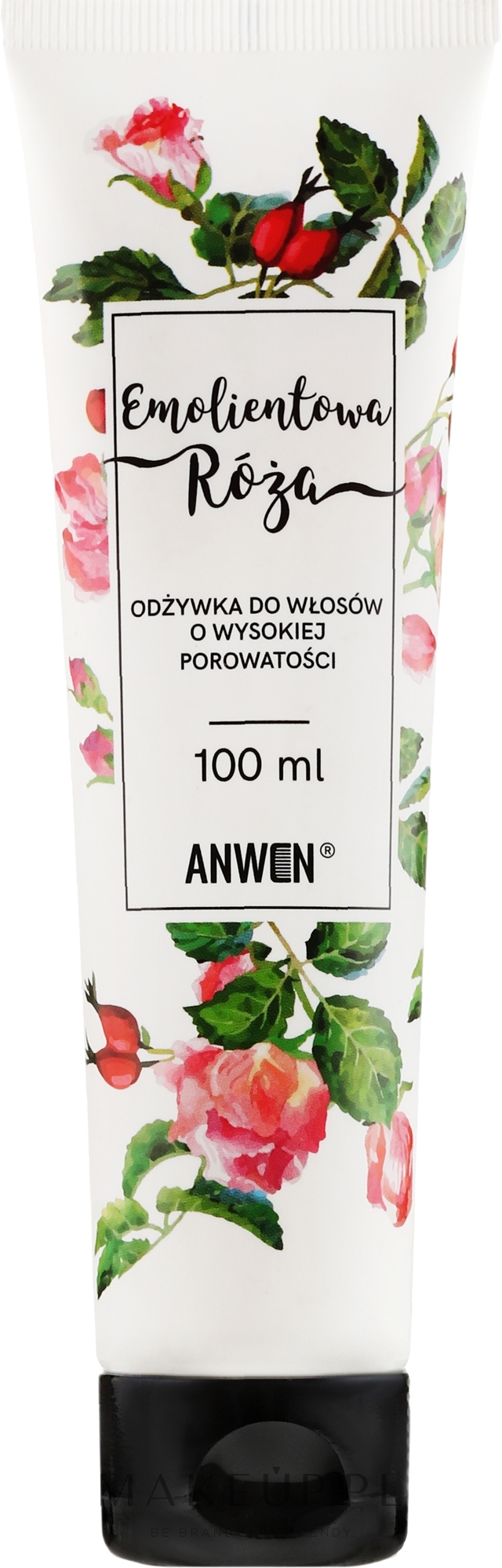 anwen emolientowa róża odżywka do włosów o wysokiej porowatości 100ml