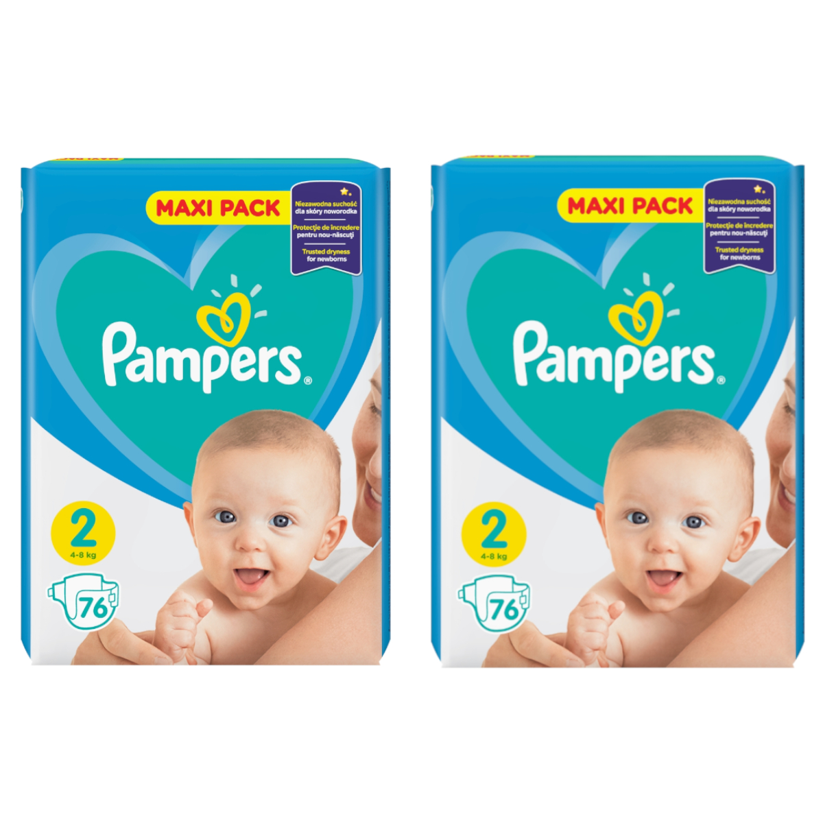 pampers pieluchy 2 4-8 kg maxi pack