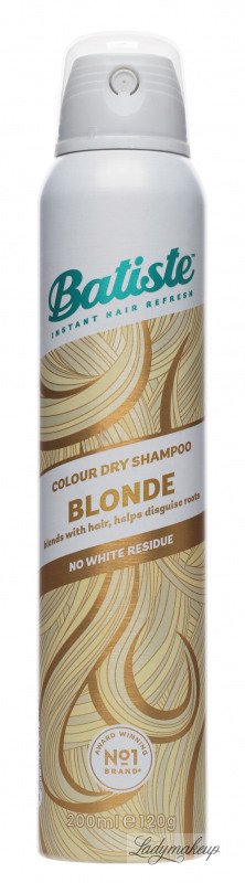 suchy szampon batiste blonde drogeria kosmyk