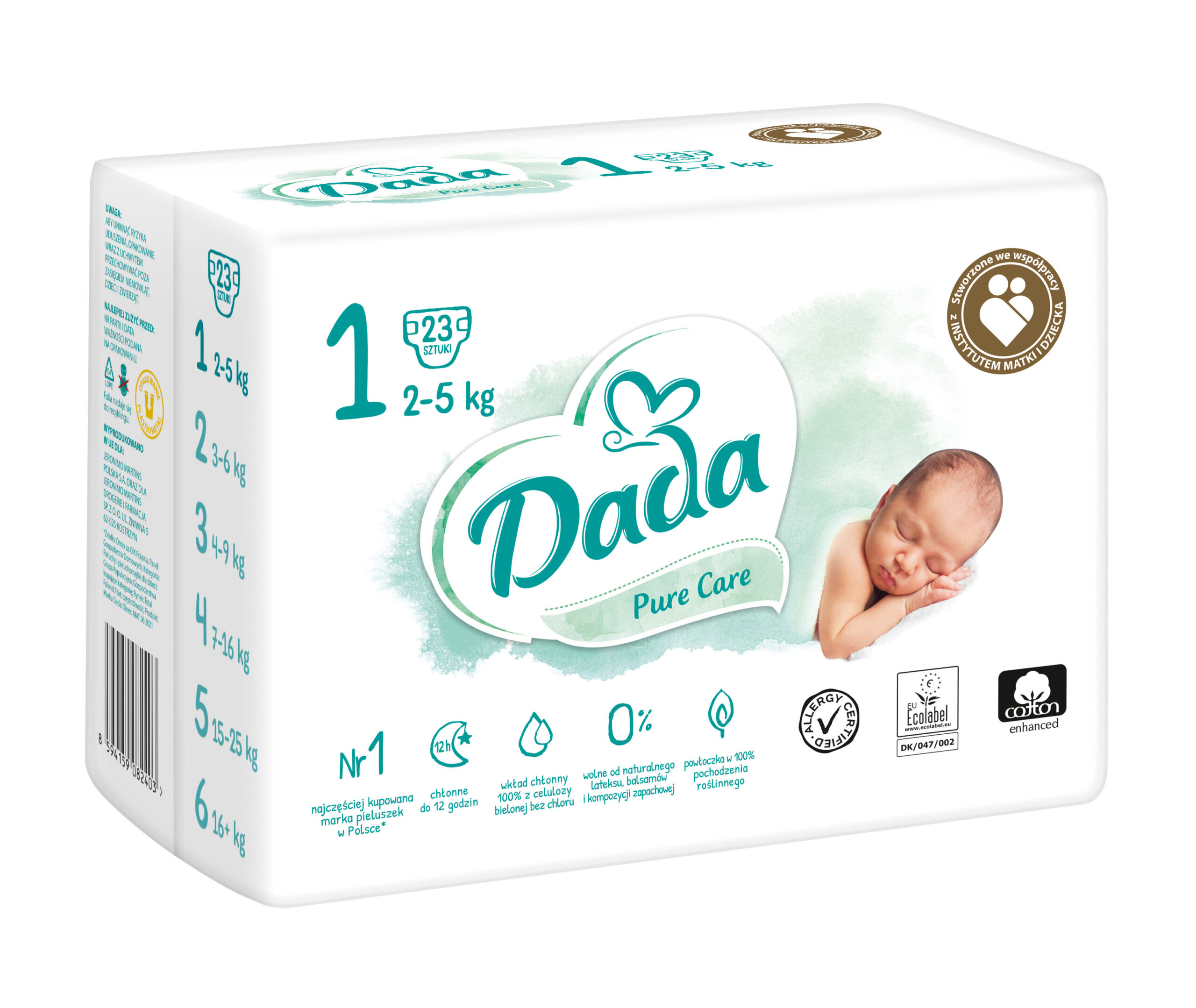 dada pieluchy od 5kg