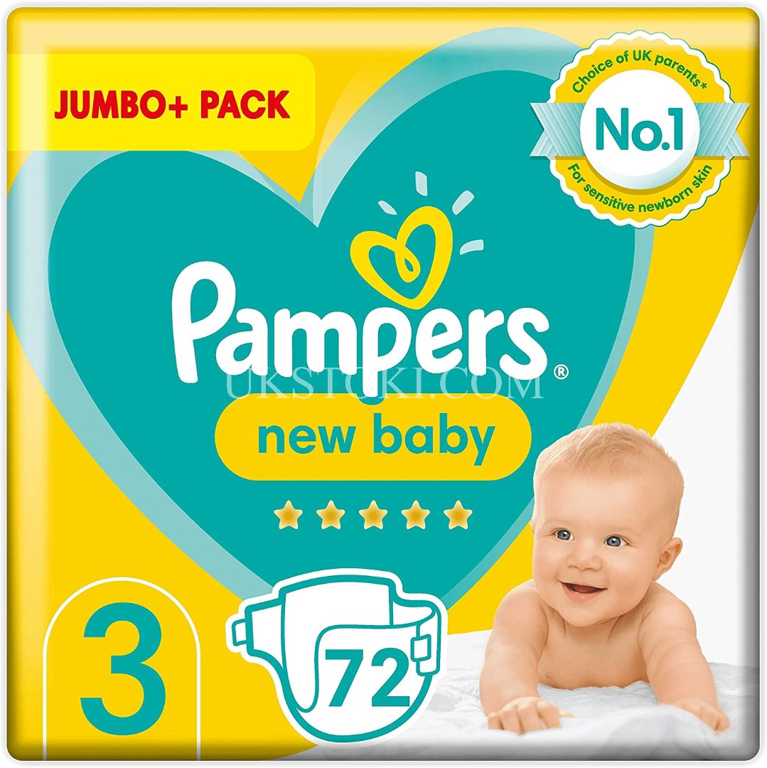 pampers new baby dry 3 box