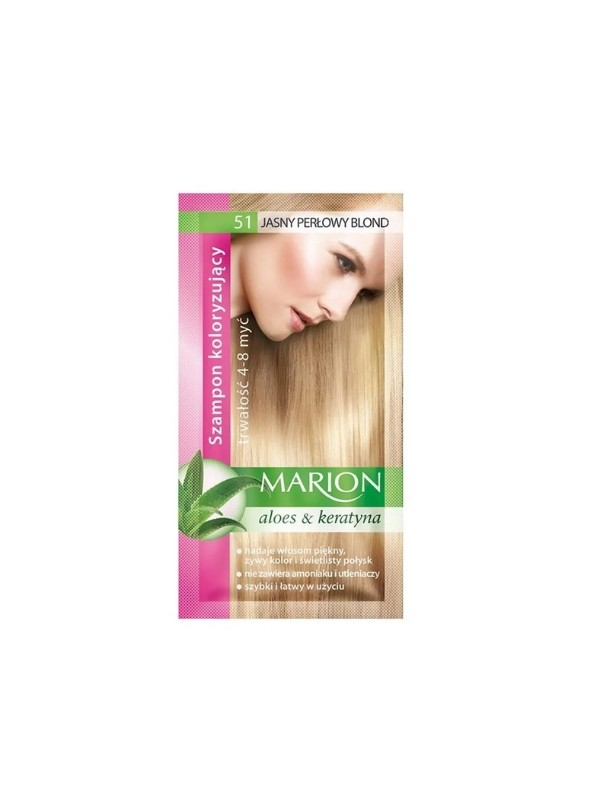 marion szampon koloryzujacy jasny perlowy blond