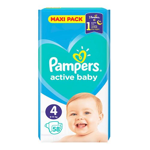 pampers maxi sleep and play a active baby