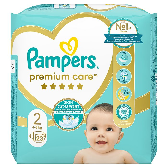 cena pampersów pampers 2 54 sz