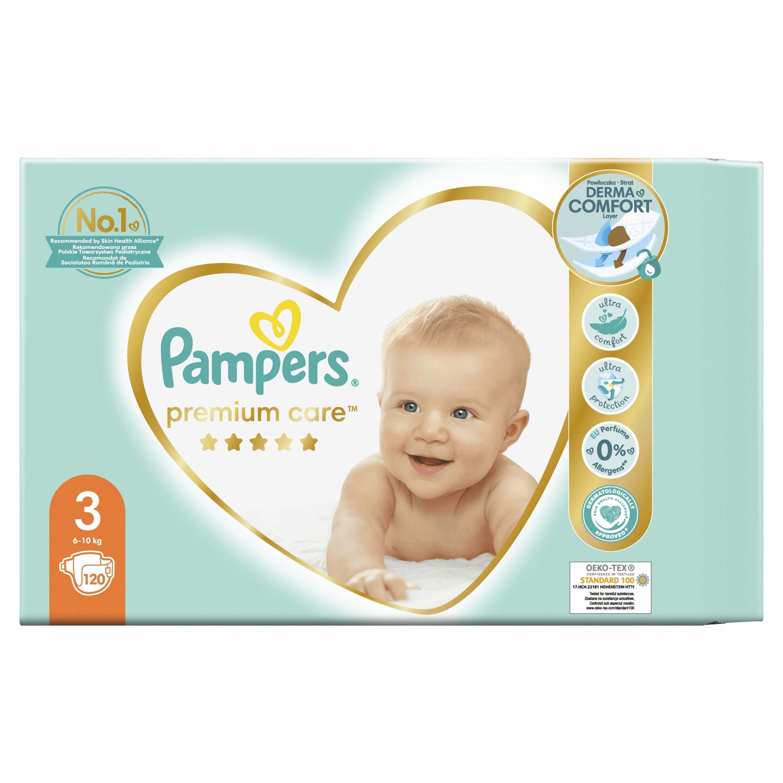 pampers premium care s3 120 sztuk