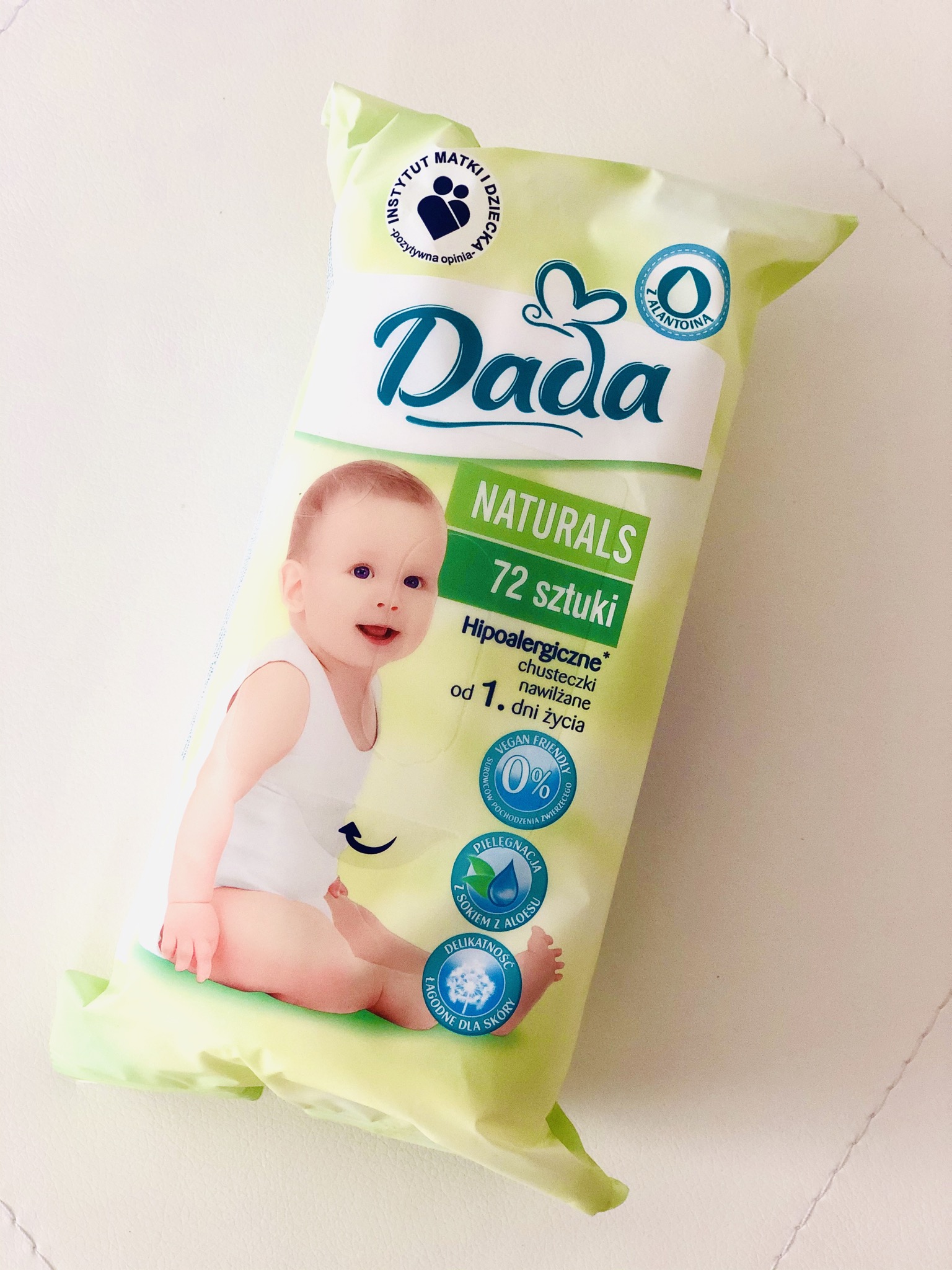 chusteczki nawilżane dla dzieci i niemowląt dada naturals