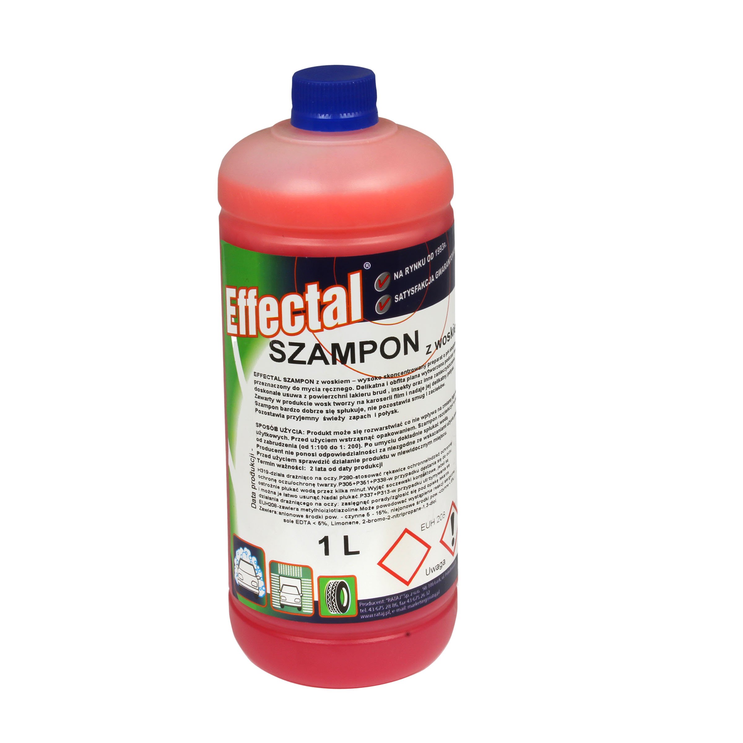 szampon z woskiem effectal 1l