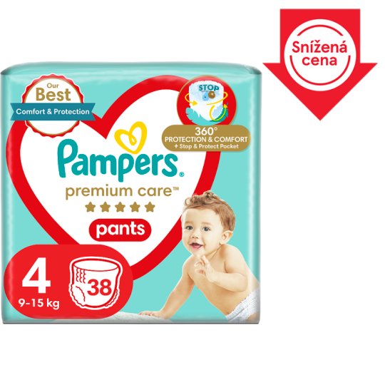 pampers premium care 4 pants ceny